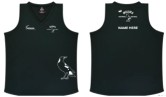 NETBALL V NECK TRAINING SINGLET 